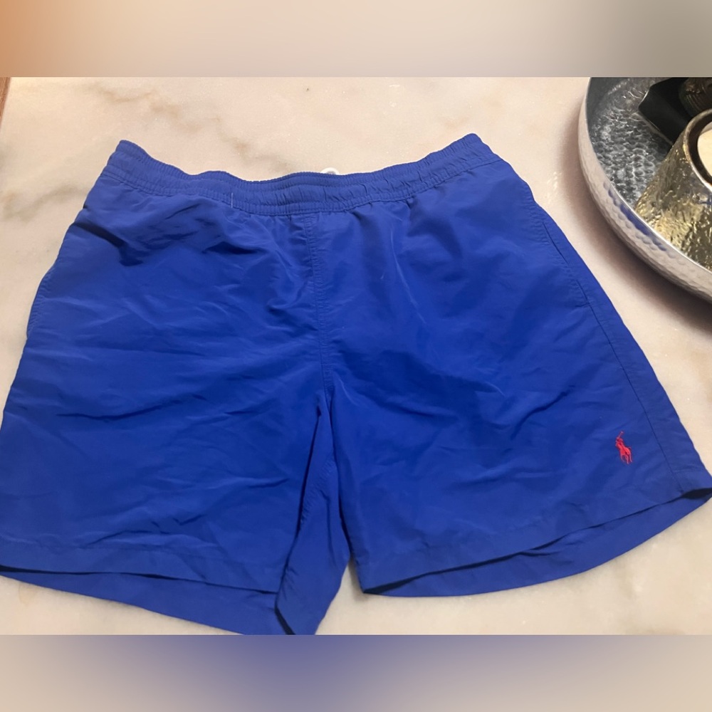 Polo by Ralph Lauren Men's Royal Blue Athletic Shorts